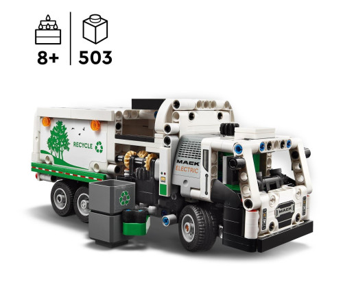 lego technic 42167 constructor  "autogunoiera mack lr electric" (503 el.)