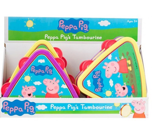  peppa pig 1383265 Музыкальная игрушка "Тамбурин"