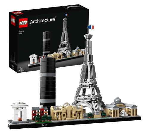 lego architecture 21044 constructor "paris" (649 el.)