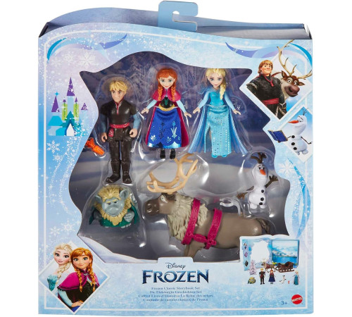 disney princess hlx04 setul de joc "frozen, winter story"