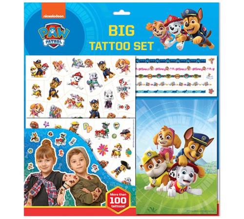  jiri modele 31435 set mare de tatuaje "paw patrol"