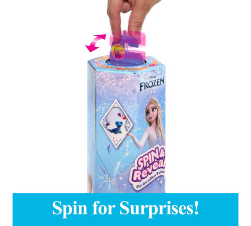 disney princess htg25  setul de joc "spin reveal: elsa, frozen"