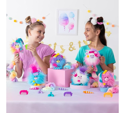 basic fun 27300 jucărie moale cu accesorii "cotton candy cuties" (in sort)