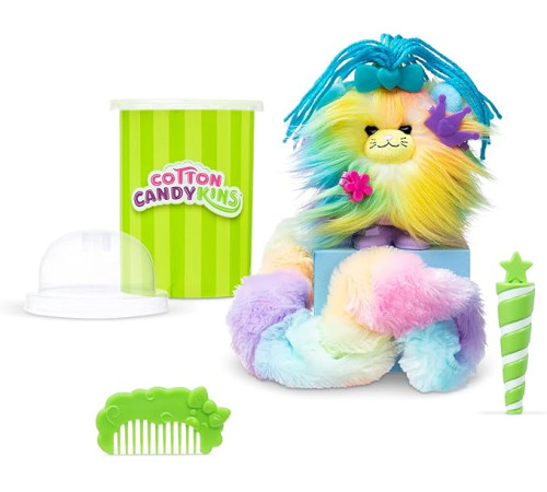 basic fun 27300 jucărie moale cu accesorii "cotton candy cuties" (in sort)