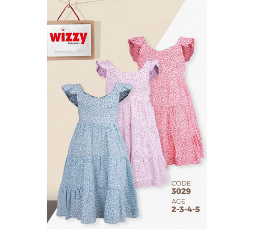  wizzy 3029 Платье (2-3-4-5 лет.) в асс.