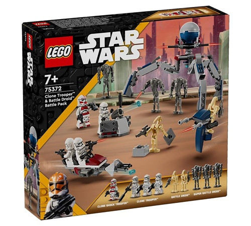 Jucării pentru Copii - Magazin Online de Jucării ieftine in Chisinau Baby-Boom in Moldova lego star wars 75372 constructor "set de luptă : clone soldat și droid de luptă" (215 el.)