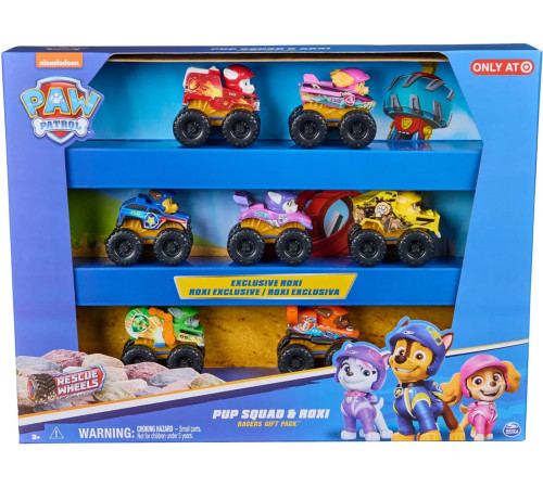 spin master 6070169 set cadou de 7 masini "paw patrol"