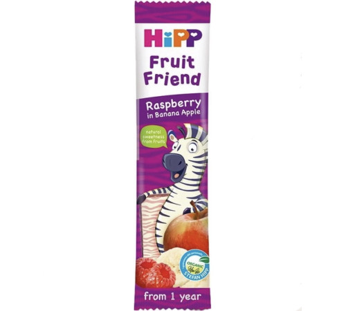  hipp 31362 gustare cu fructe-cereale zmeura-mere-banana (23 gr.)