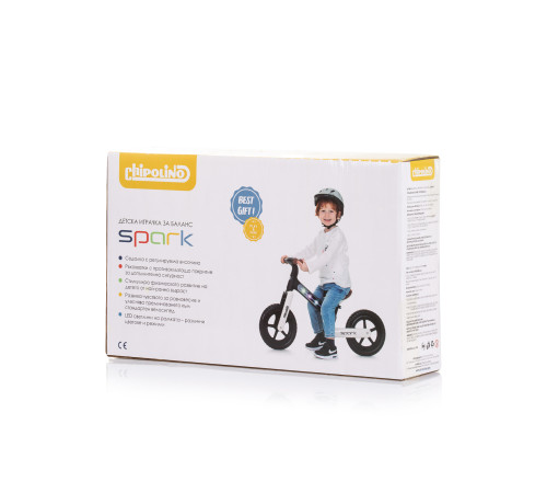 chipolino run bike "spark" diksk02404pi pink