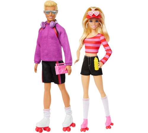 barbie hxk90 set de păpuși "barbie și ken" cu accesorii