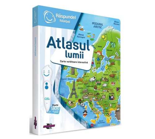 raspundel istetel 69369 carte interactivă "atlasul lumii" (ro)