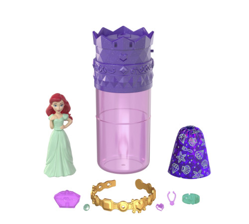 disney princess hxh16 set de joc "royal colour reveal: bine și rău"