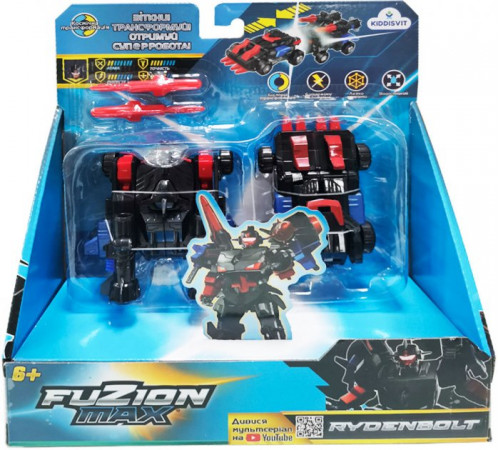  fuzion max 54005 Игровой набор машинок-трансформеров "Райденболт"