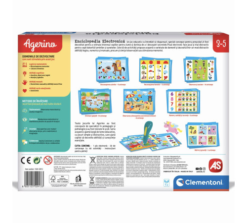 as kids 1020-50913 joc educational cu pix electronic agerino «enciclopedia electronicà»