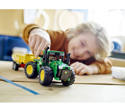 lego technic 42136 Конструктор "john deere 9620r 4wd tractor" (390 дет.)