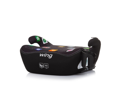 chipolino Бустер "wing i-size isofix" sdkwi0245di (125-150 см.) дисплей