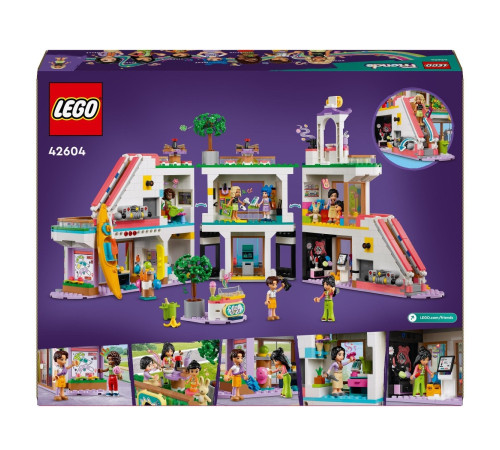 lego friends 42604 Конструктор "Торговый центр Хартлейк Сити" (1237 дет.)