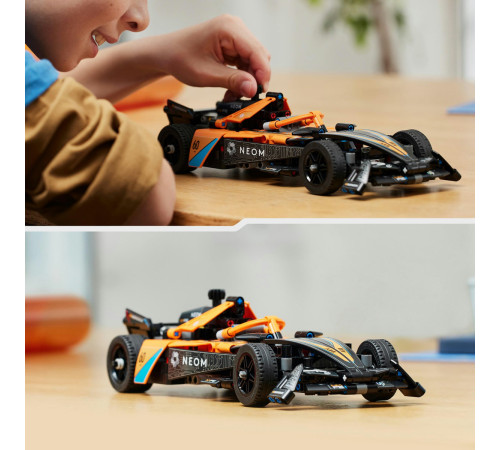 lego technic 42169 Конструктор "Гоночный автомобиль Формулы Е neom mclaren" (452 дет.)