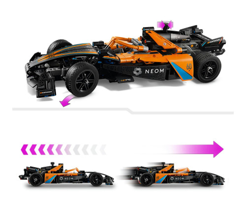 lego technic 42169 constructor "neom mclaren formula e race car" (452 el.)