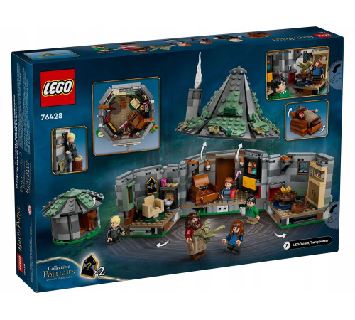 lego harry potter 76428 constructor "coliba lui hagrid: o vizita neasteptata" (896 el.)