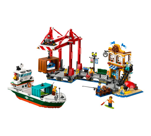 lego city 60422 Конструктор "Морская гавань с грузовым кораблем" (1226 дет.)