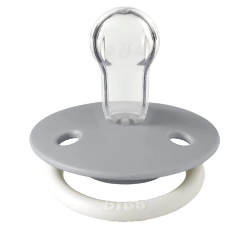 bibs suzeta rotunda din silicon de lux sage night & cloud night (0-36 luni) 2 buc.