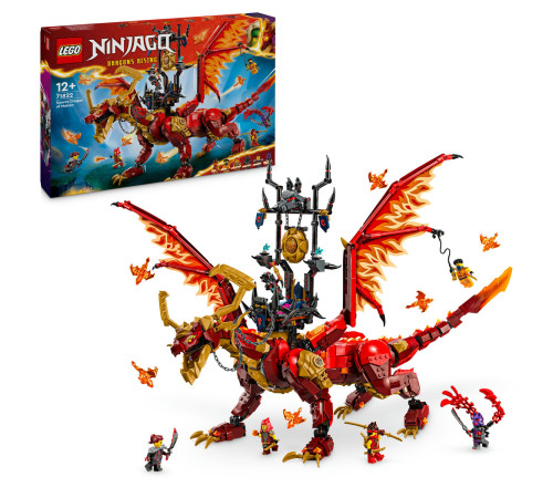 lego ninjago 71822 constructor "dragonul-sursa al miscarii" (1716 el.)