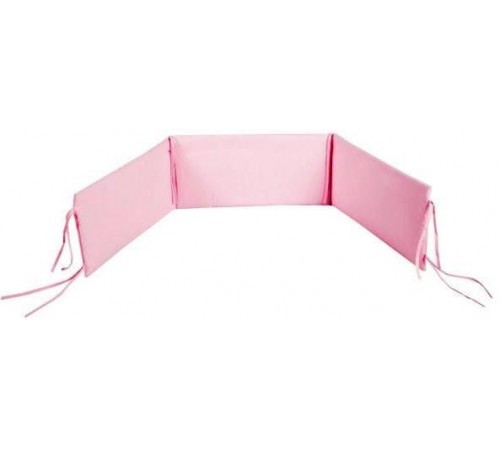  klups Бортик на кроватку универсальный розовый
