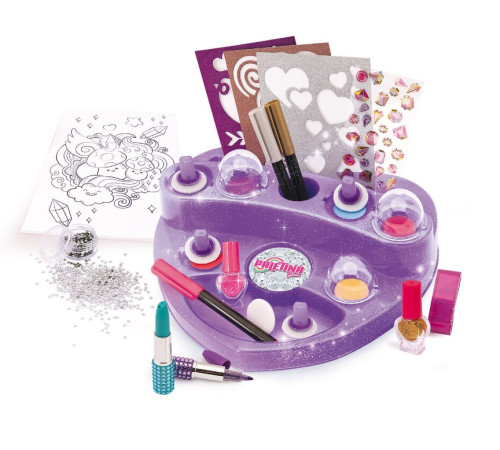 as kids 1023-56359 set pentru desen în formă de inimă paletina glam