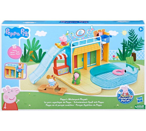 peppa pig f6295 set de joacă "peppas waterpark"