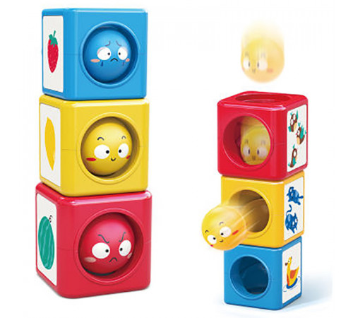  hola toys e7991 Набор кубиков и шаров "Башня"