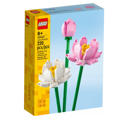  lego icons 40647 Конструктор "Цветы лотоса" (220 дет.)