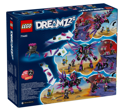 lego dreamzzz 71483 constructor "creaturile de cosmar ale vrajitoarei din never" (457 el.)