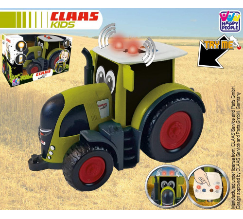 happy people 34521 tractor cu lumina si sunet class kids "axion 870"