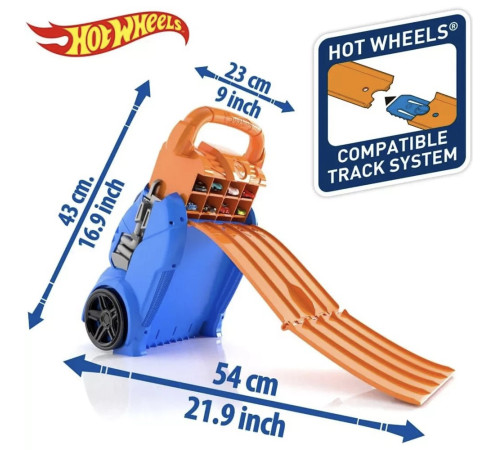 hot wheels hwcc14 Портативный Трек-контейнер 2в1