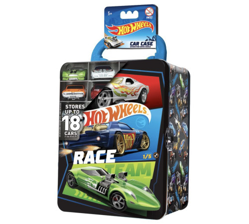 hot wheels hwcc2-23k container pentru 18 mașini