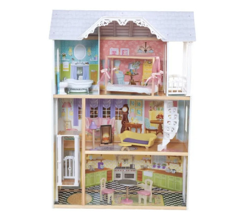 kidkraft 65869-msn casă pentru păpuși kaylee dollhouse