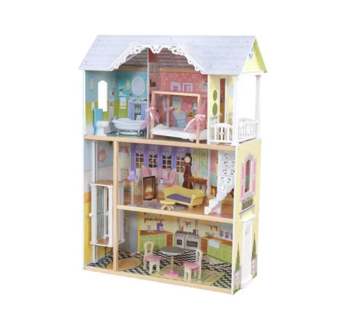 kidkraft 65869-msn casă pentru păpuși kaylee dollhouse