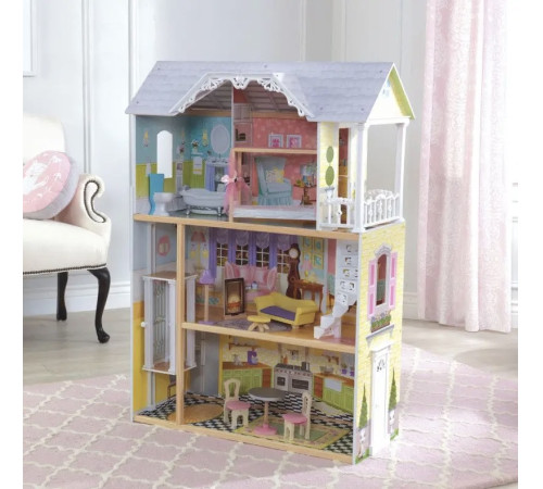 kidkraft 65869-msn casă pentru păpuși kaylee dollhouse