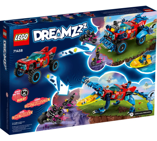 lego dreamzzz 71457 constructor "masina-crocodil" (494 el.)