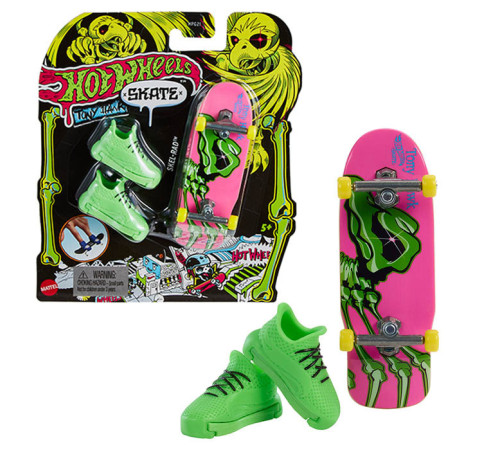 hot wheels hpg21 set de joc "skateboard și pantofi" (in sort.)