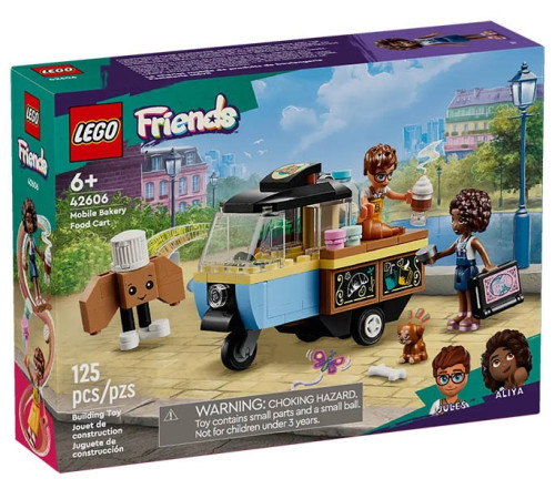  lego friends 42606 constructor "brutaria pe roti" (125 el.)