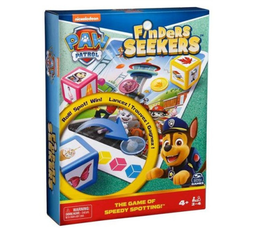  spin master 6069796 joc de masă "paw patrol, finders ​​seekers"