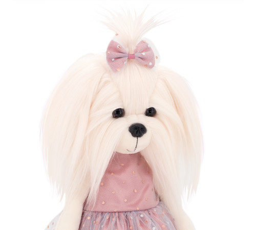 orange toys ld5/099 jucărie moale "câine lucky mimi: rochie strălucitoare" (25 cm.)