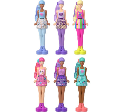 barbie  hyf28 Кукла-сюрприз "color reveal: mini barbieland" (в асс.)