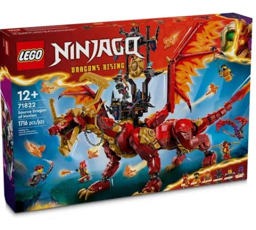 Детский магазин в Кишиневе в Молдове lego ninjago 71822 Конструктор "Исходный Дракон Движения" (1716 дет.)