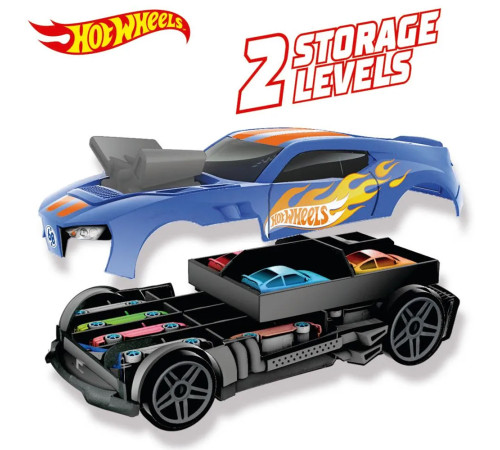 hot wheels hwcc15 mașină de curse -garaj 2in1