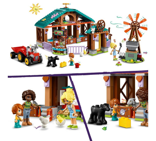 lego friends 42617 constructor "refugiu pentru animale de ferma" (489 el.)