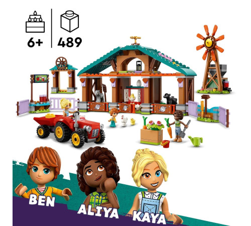 lego friends 42617 constructor "refugiu pentru animale de ferma" (489 el.)