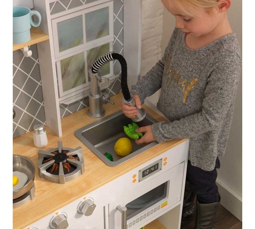 kidkraft 53395 bucătărie pentru copiii wooden play kitchen